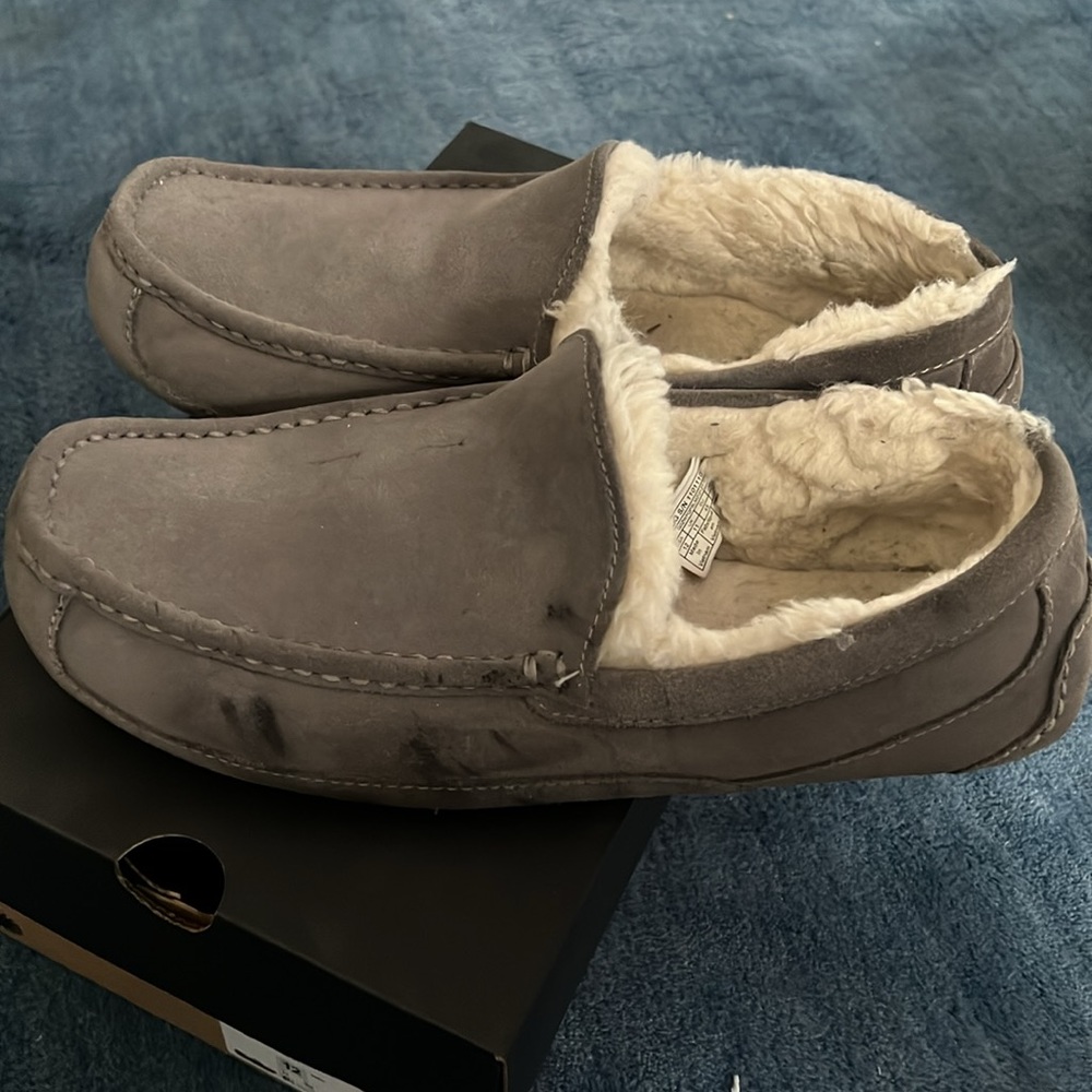 Gray Ugg Ascot Slippers - image 2